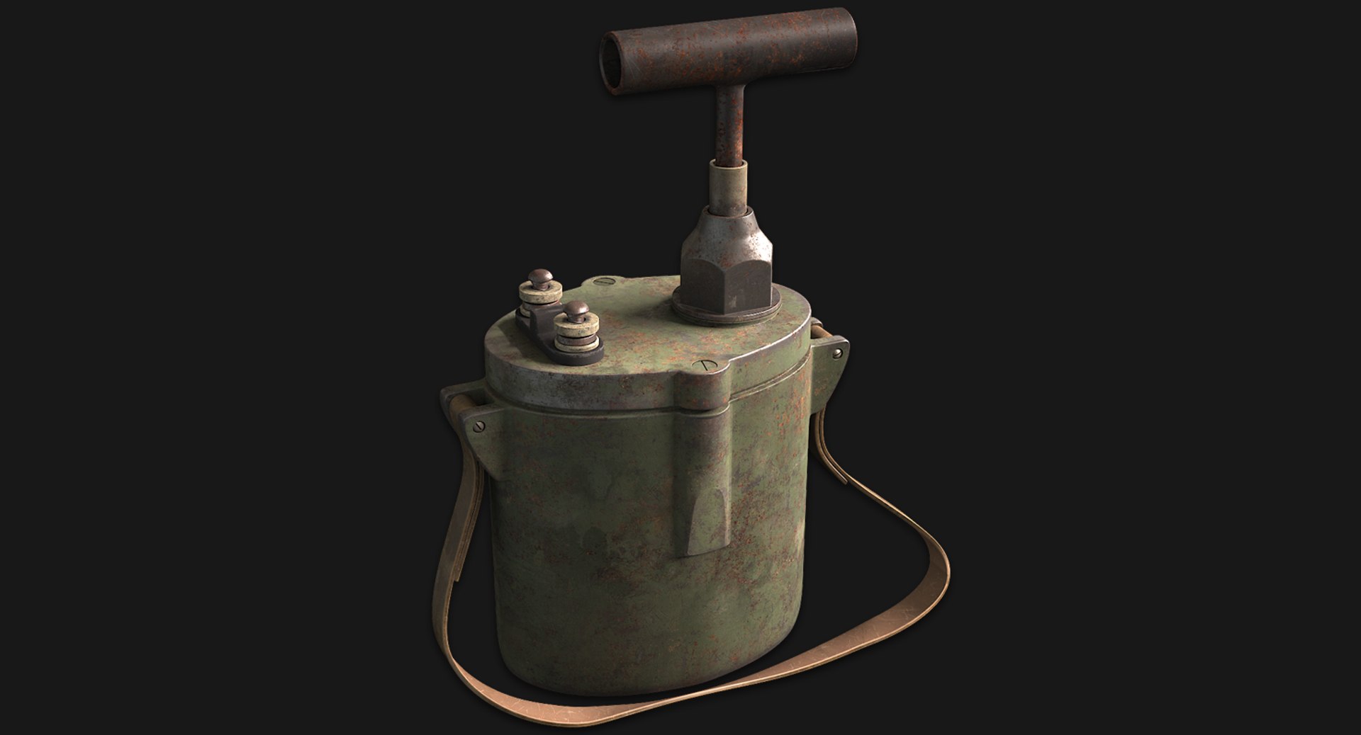 3d pm-2 detonator wwii soldier