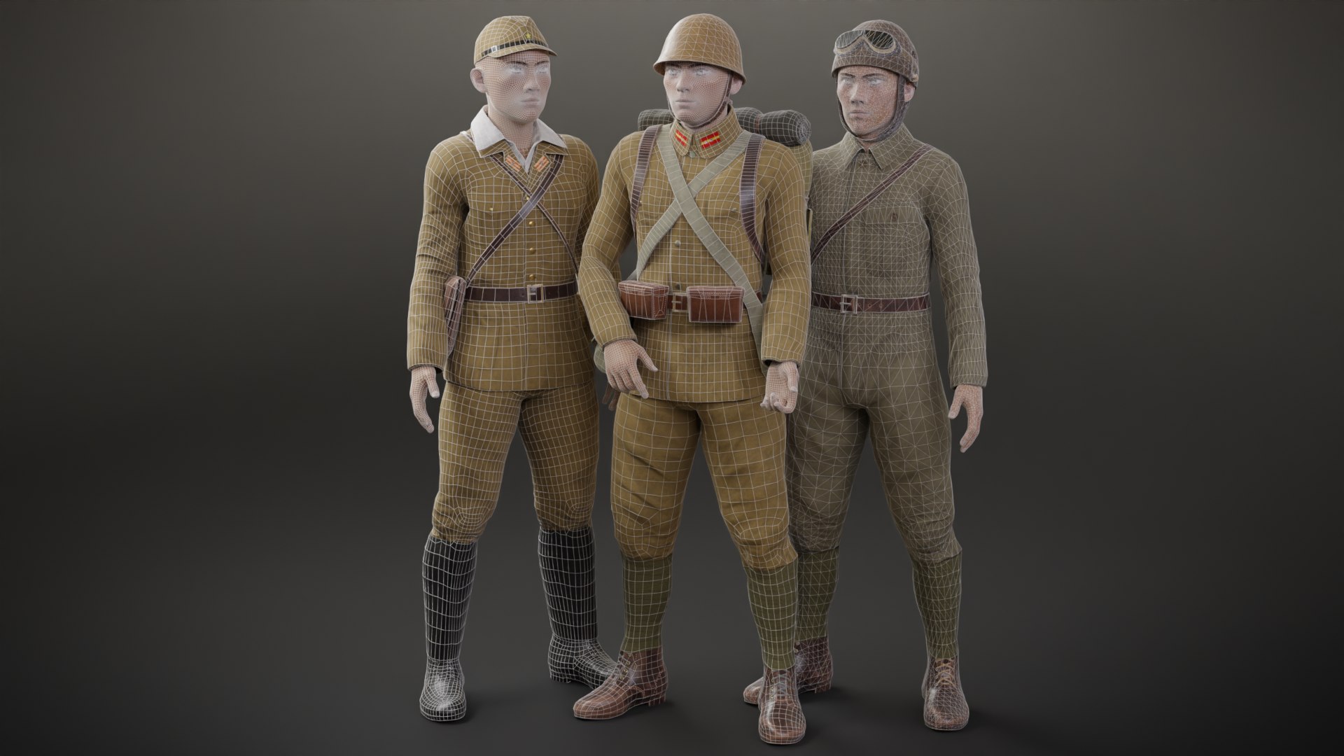 Japanese Soldiers Pack model https://p.turbosquid.com/ts-thumb/Nw/5SA9HJ/YS/wire/png/1736176805/1920x1080/fit_q87/9662e730fb598671137addb2a73f578c6bbe9683/wire.jpg