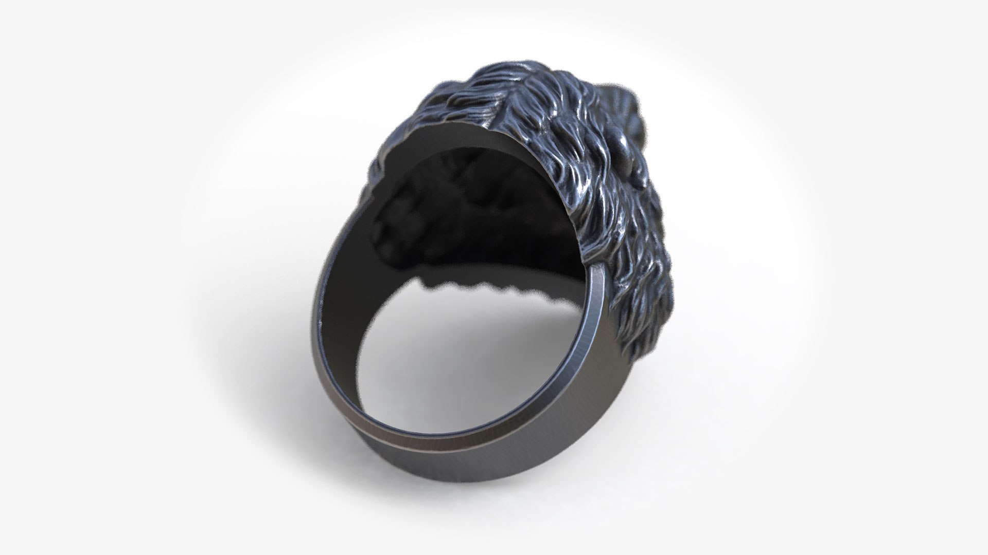 Lion Angry Face Ring Animal Jewelry 3d Model - TurboSquid 1879427