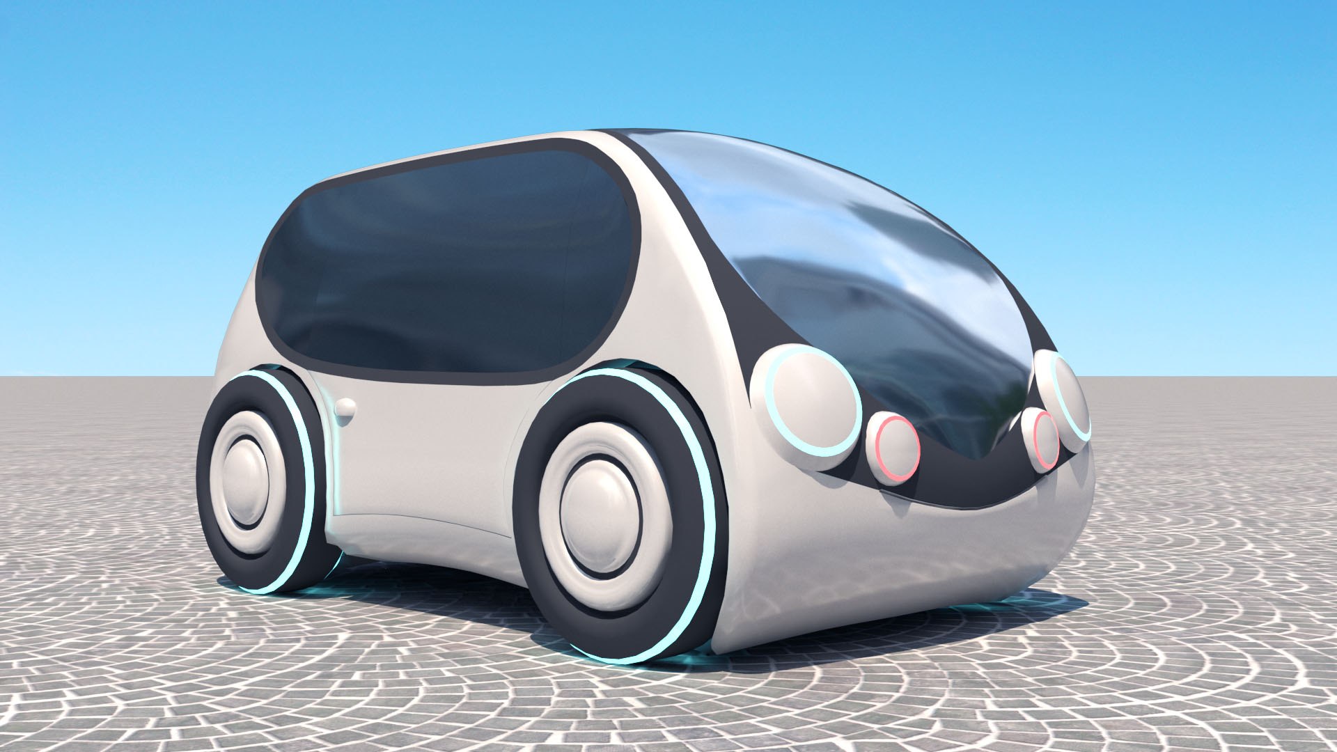 未来汽车3d模型