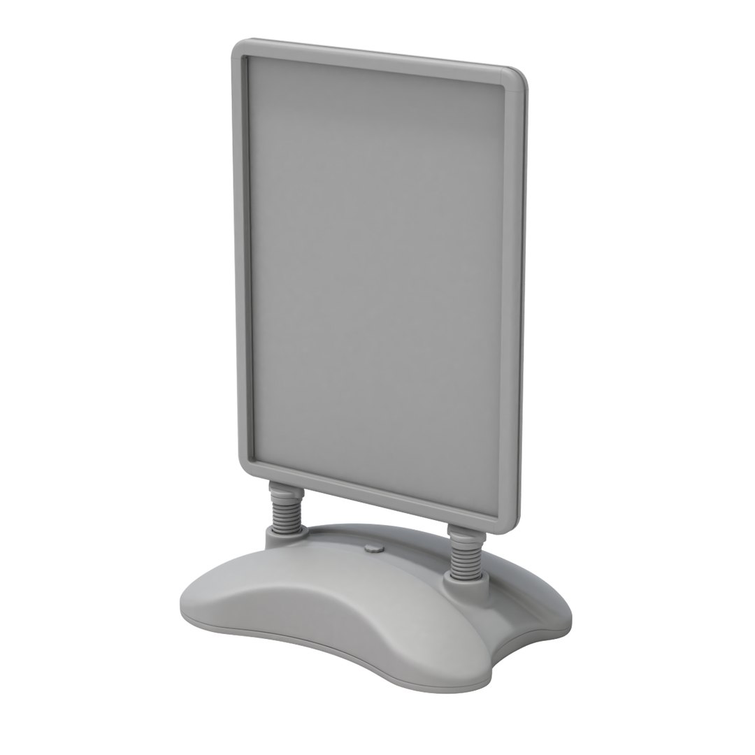 Stand Sign Street 3D Model - TurboSquid 1242282