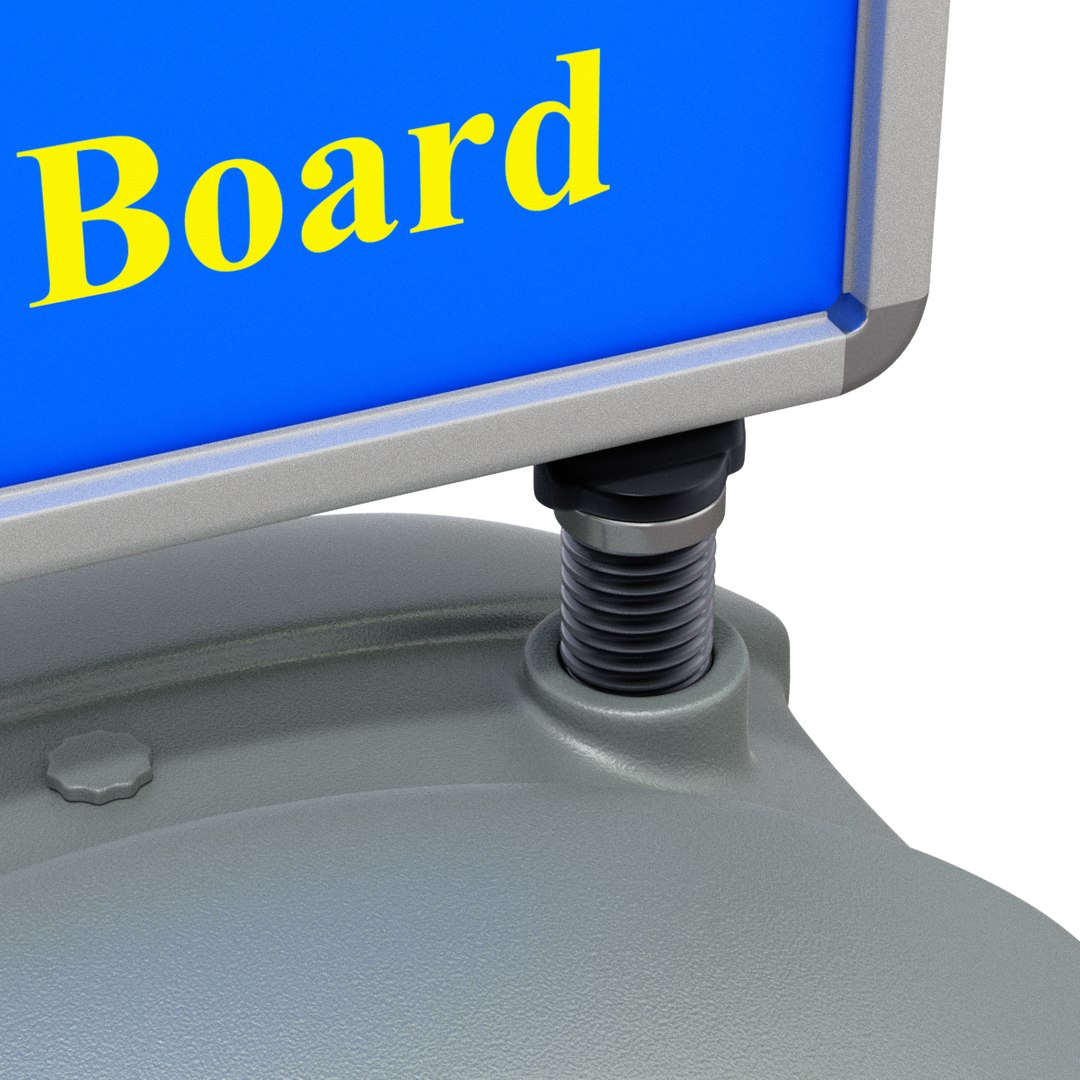 Stand Sign Street 3D Model - TurboSquid 1242282