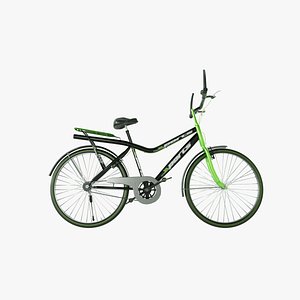 GREEN AND BLACK COLORED STUNNING SPORTS CYCLE