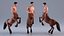 Male Centaur Action Pose Fur