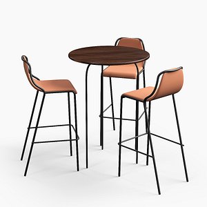 Modern Bar Stools and Table