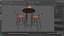 Modern Bar Stools and Table