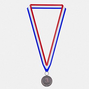 bronze  Medal 2nd  Place 3D model