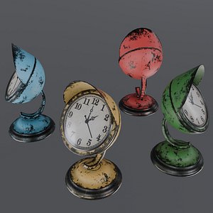 Vintage table clock 3D
