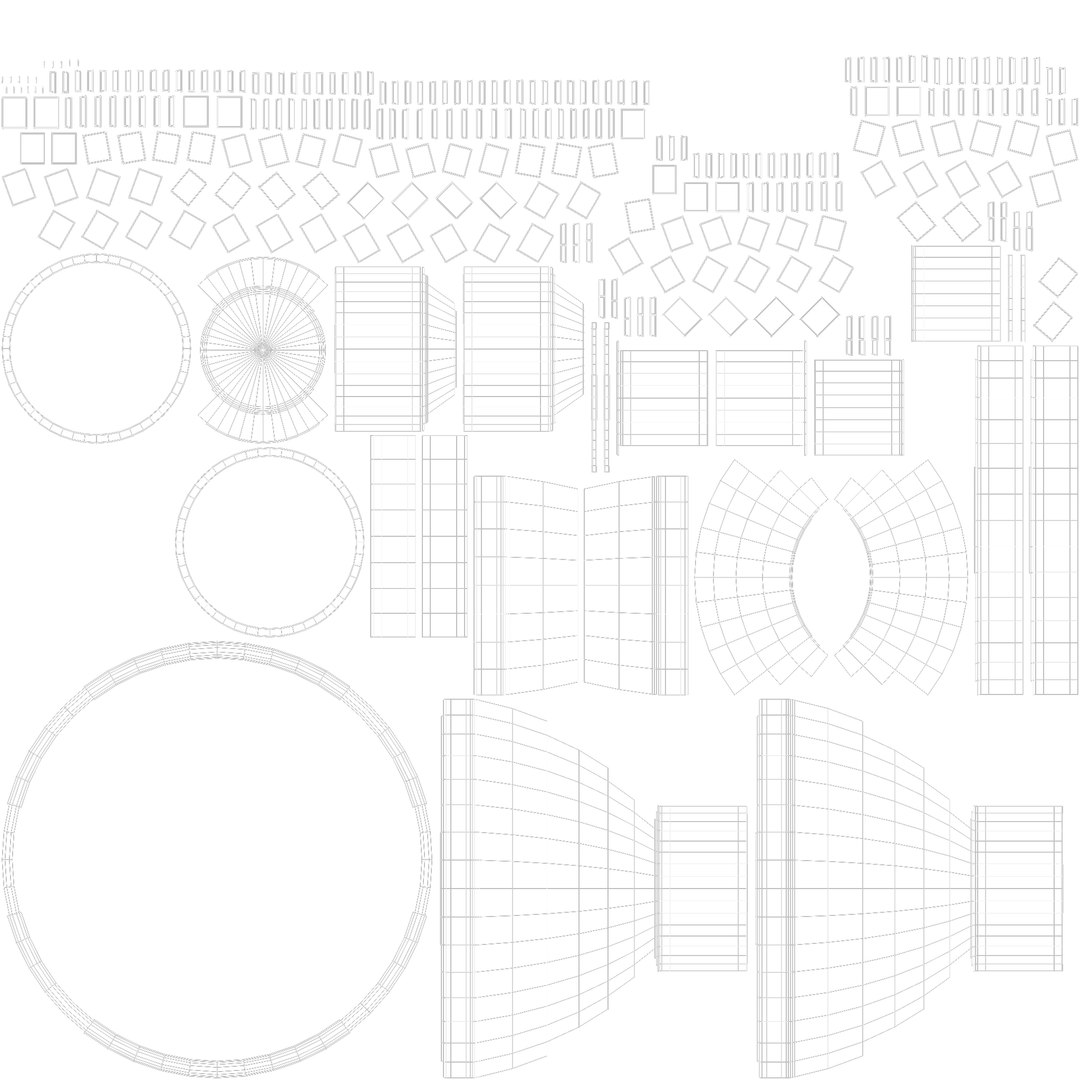3D Black Halogen Light Model - TurboSquid 2325117
