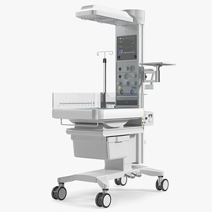 BQ80 Infant Radiant Warmer Unit White 3D model