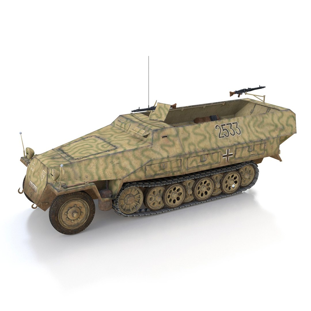 Sd Kfz 1 Ausf 3D Model - TurboSquid 1374098