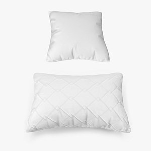 3D Sleeping Pillows Collection model
