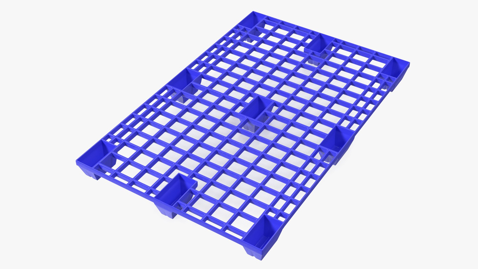 Floor Stacking Plastic Pallet 3D model preview