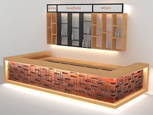 3d decorative bricks pipes bar