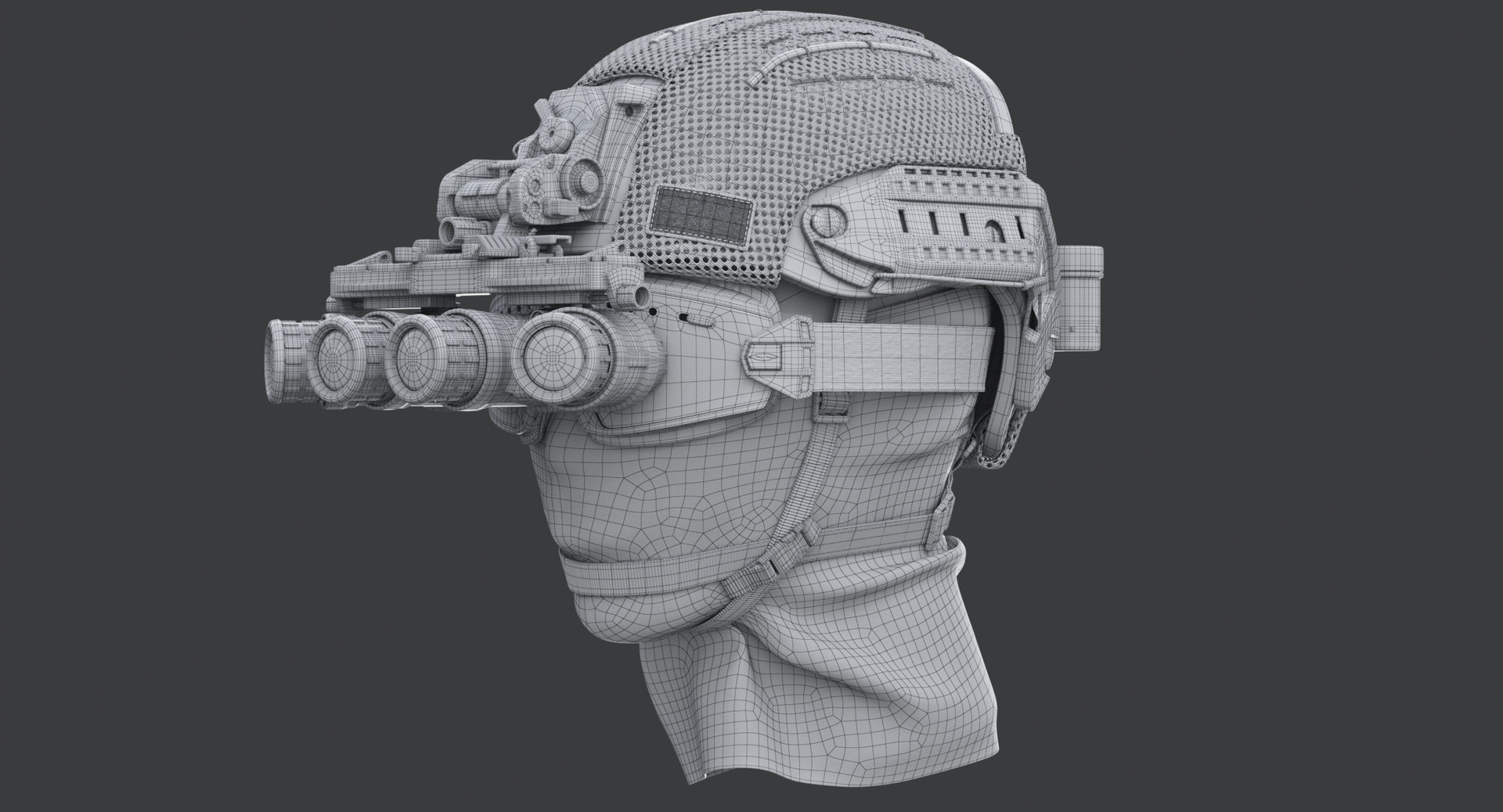 Helmet night vision goggle 3D model TurboSquid 1212996