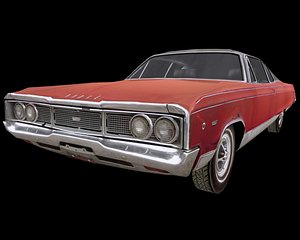 3d 1968 dodge monaco 500
