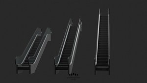 Escalator-Adjustable 3D model