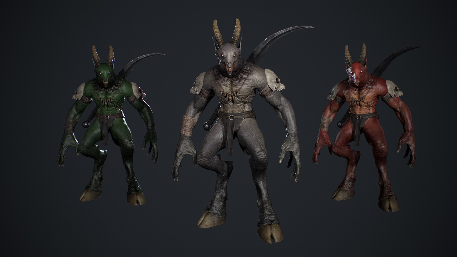 3D Model Demon Character 8 - TurboSquid 2138055