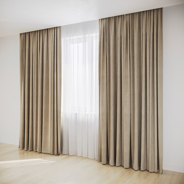 Curtain fabric model - TurboSquid 1682317