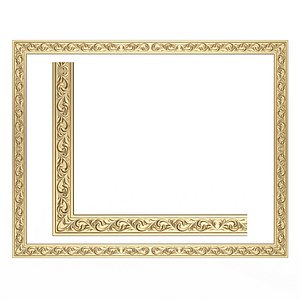 3D Classic Frame 022 model