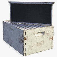 Painted Honey Bee Box