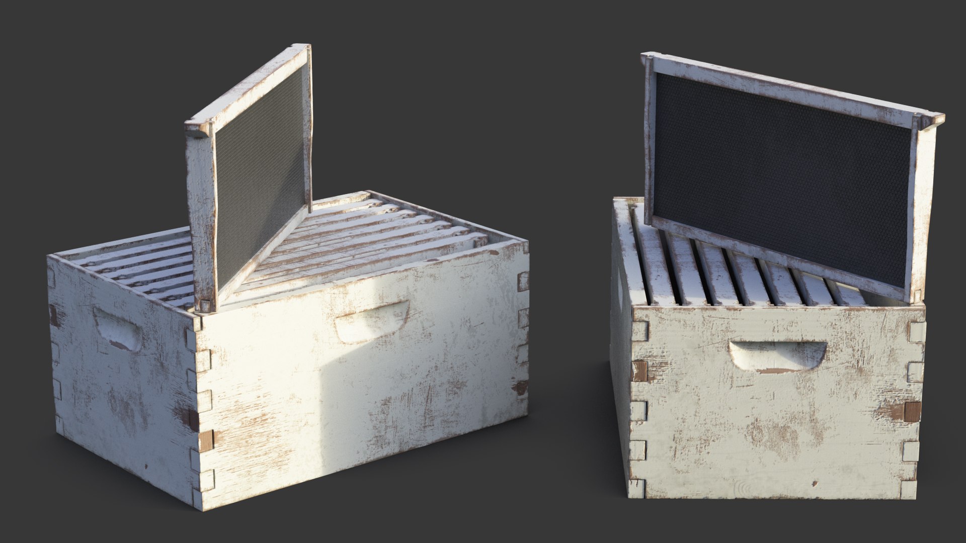 painted honey bee box 3D model https://p.turbosquid.com/ts-thumb/Nw/osCNFz/RgRToC3g/paintedhoneybeebox3dsmodel002/jpg/1577194911/1920x1080/fit_q87/f000da135e9c33dd0d464101703a3bd026abab7b/paintedhoneybeebox3dsmodel002.jpg