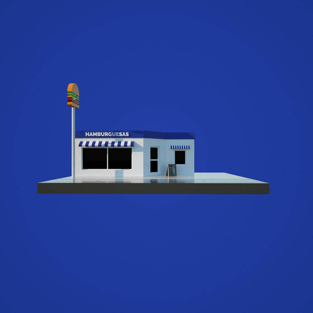 3D restaurant architecture structures model - TurboSquid 1599088