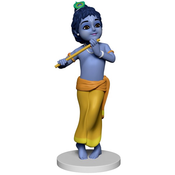 Little Krishna 3D model - TurboSquid 1798044