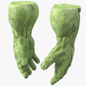 3D Hulk Hands model