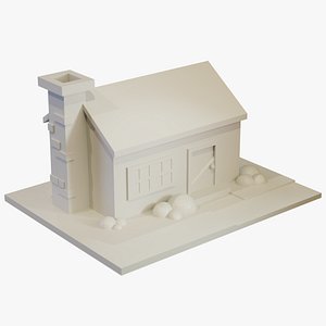 3D Printable House Model 3D model
