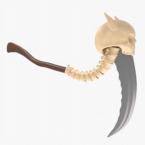 Skull scythe