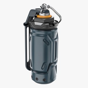 Sci Fi Grenade Concept No Textures 3D model