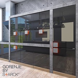 ovens microwave hob 3d model