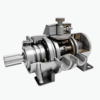 High Pressure Axial Piston Pump Cutaway