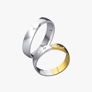 Wedding ring 74 3D