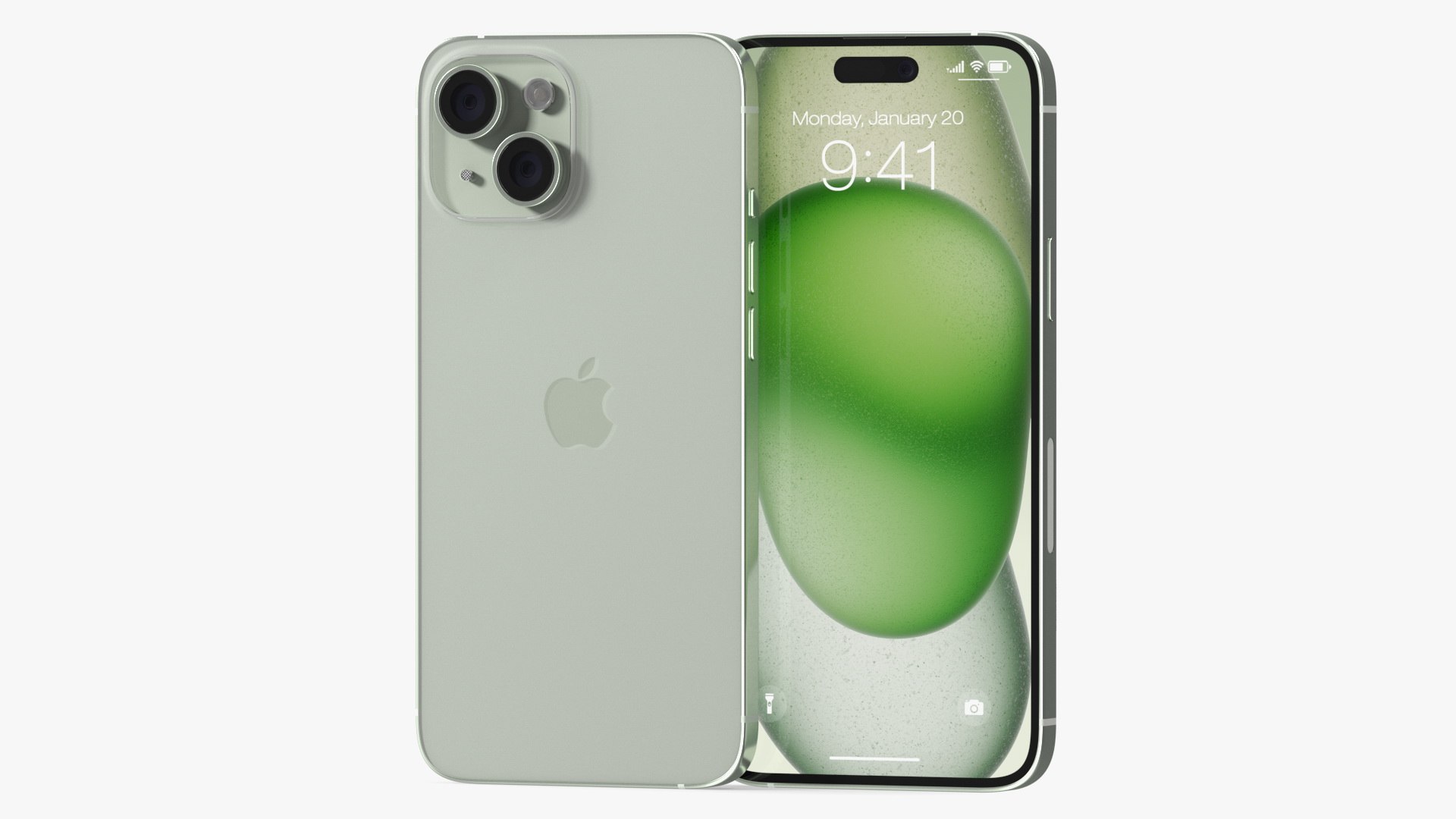 出産祝い Apple スマートフォン本体 iPhone15 Green 256GB plus 