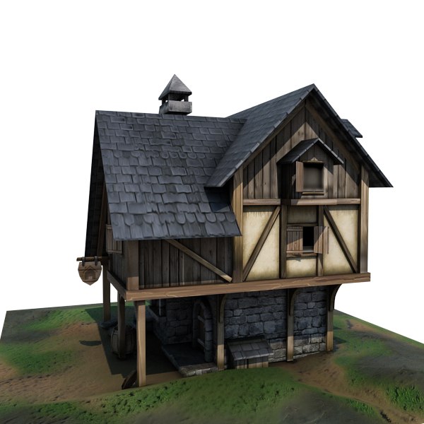 3d model medieval blacksmith s forge