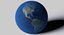 3D geopolitical earth globe 16k model