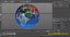 3D geopolitical earth globe 16k model