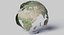 3D geopolitical earth globe 16k model