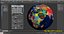 3D geopolitical earth globe 16k model