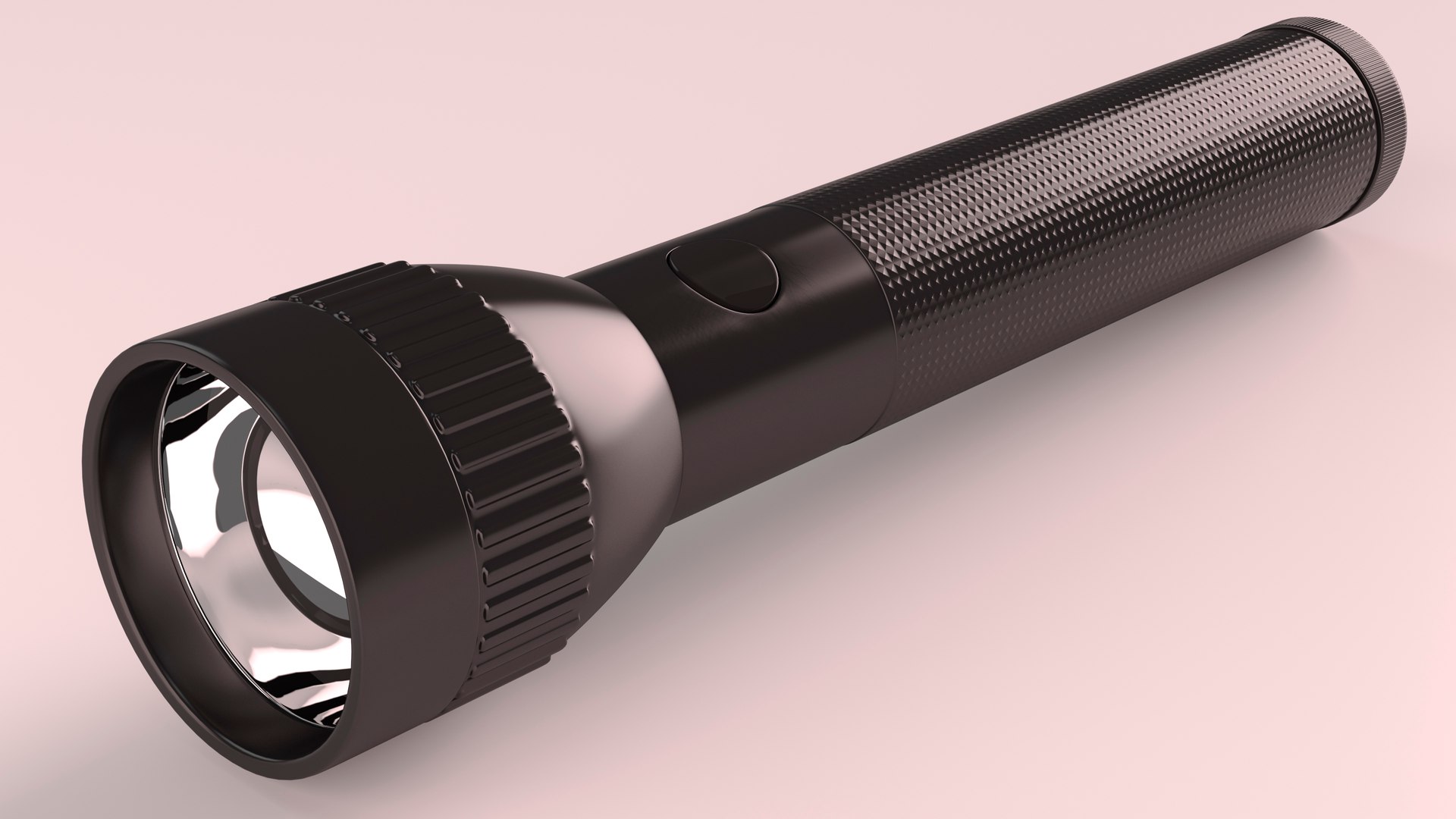 3D Police Tactical Flashlight Model - TurboSquid 2144565