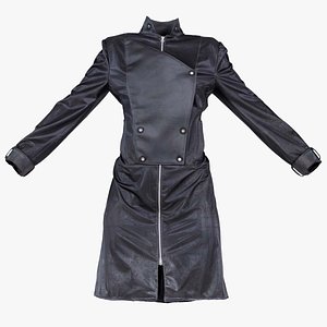 3D Trench Coat Remastered model
