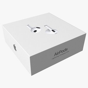 Box AirPods 3D model