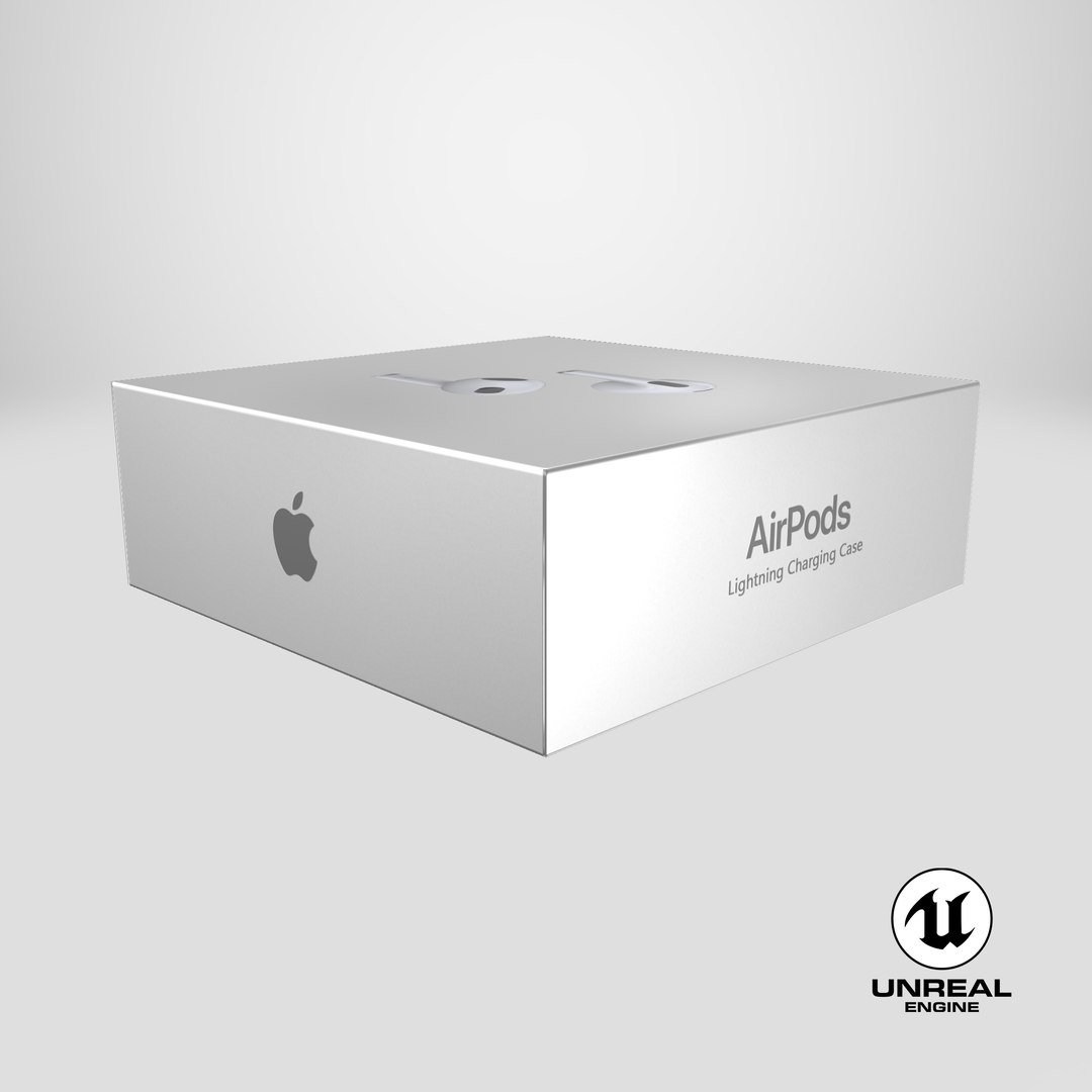 Box AirPods 3D model https://p.turbosquid.com/ts-thumb/Nx/RXrFa8/of/stemcell_unreal_render/png/1714877280/1920x1080/fit_q87/42e6705c60f599452bae6df6f8e057ba51f3037f/stemcell_unreal_render.jpg