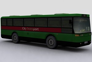 3d coach city bus model