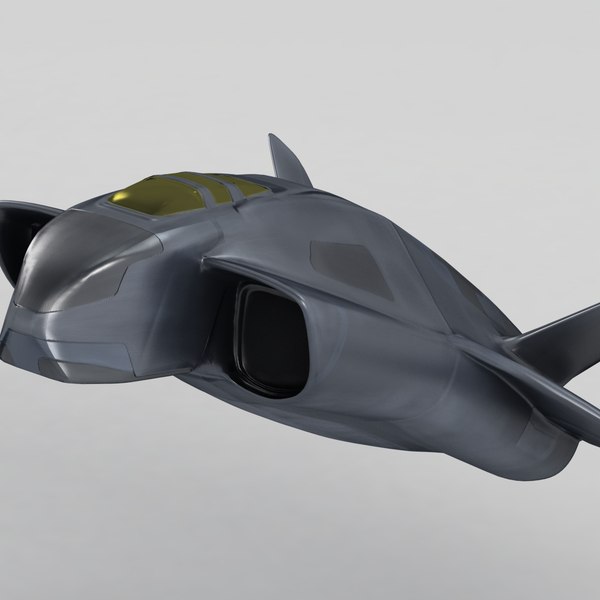 3d space fighter jet