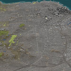 3D san francisco model