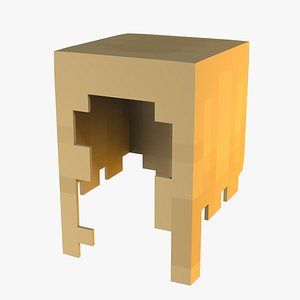 Minecraft Long Hair 3D model