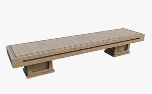 Ancient stone  bench